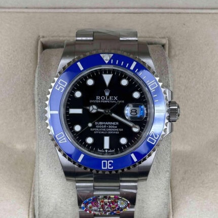 ロレックス サブマリーナー126619LB 41mm,ブラックダイアル ブルーセラミックベゼル,クローンCal.3235ムーブメント