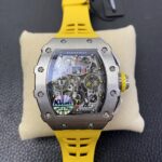 リシャールミル偽物時計RM 11-03チタンクローンCal.RMAC3ムーブメント - 画像 (2)