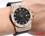 ウブロ 時計コピークラシックフュージョン ダイヤモンド43mm  Asian 自動巻きムーブメント