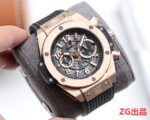 ウブロレプリカ時計ビッグバンウニコ46mm VKクォーツムーブメント日本製 - 画像 (2)