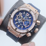 ウブロレプリカ時計ビッグバン ウニコ ダイヤ46mm VKクォーツムーブメント日本製