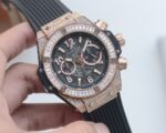ウブロ時計コピービッグバン ウニコ ダイヤ46mm VKクォーツムーブメント日本製 - 画像 (4)