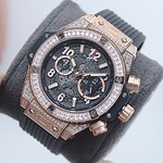 ウブロ時計コピービッグバン ウニコ ダイヤ46mm VKクォーツムーブメント日本製