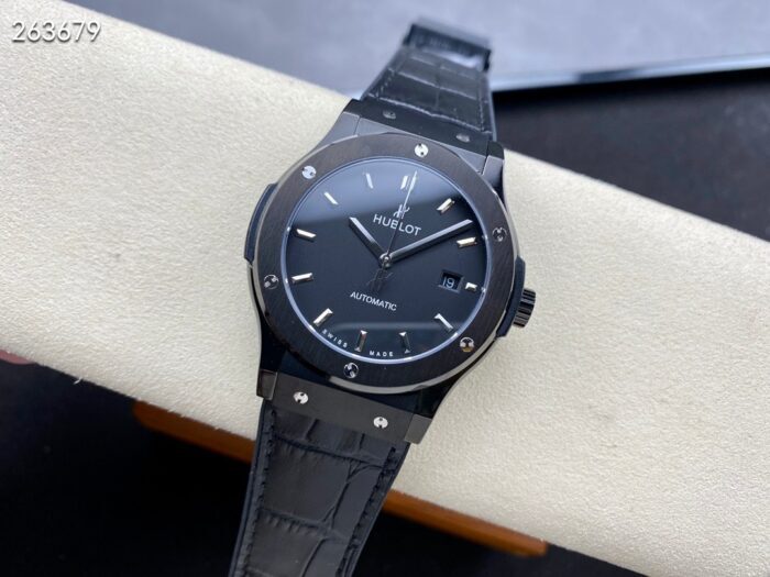 ウブロコピー時計クラシックフュージョン セラミック ブラック 542.CM.7170.LR クローン cal.HUB1110ムーブメント - 画像 (4)