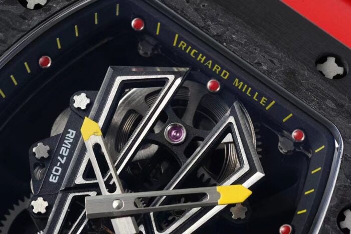 リシャール ミル RM27-03スーパーコピー時計カーボンファイバー トゥールビヨン 手巻きムーブメント - 画像 (5)