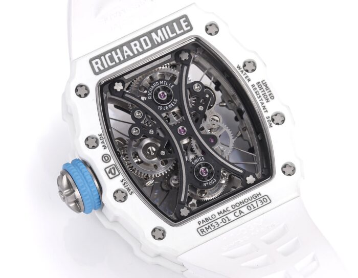 リシャール ミル RM53-01コピー時計クローン Cal.RM53-01トゥールビヨン手巻きムーブメント - 画像 (8)