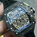 リシャールミルRM11-03コピー オートマチック フライバッククロノグラフ カーボンTPT  Cal.RMAC3