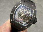 リシャールミルRM055コピー チタンＰＶＤコーティングCal.RMUL2 手巻き - 画像 (3)