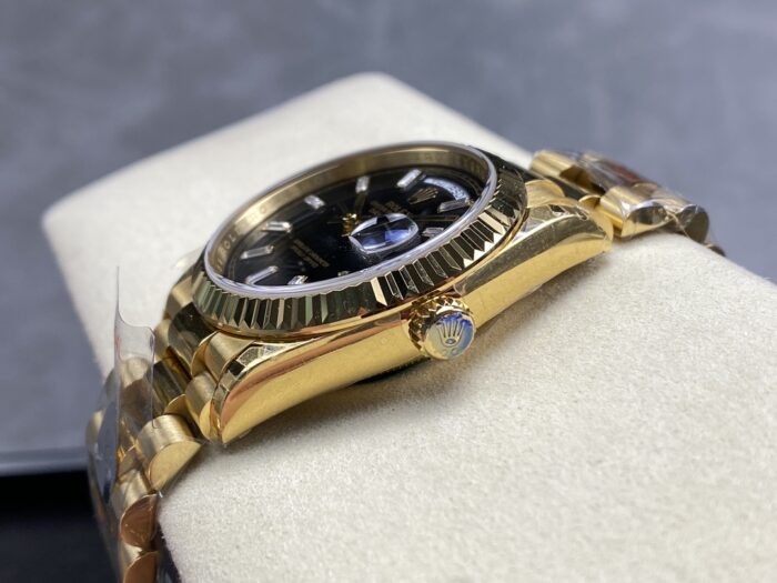 ロレックスデイデイト偽物時計228238 Black Swiss ETA社 2836-2 ムーブメント - 画像 (5)