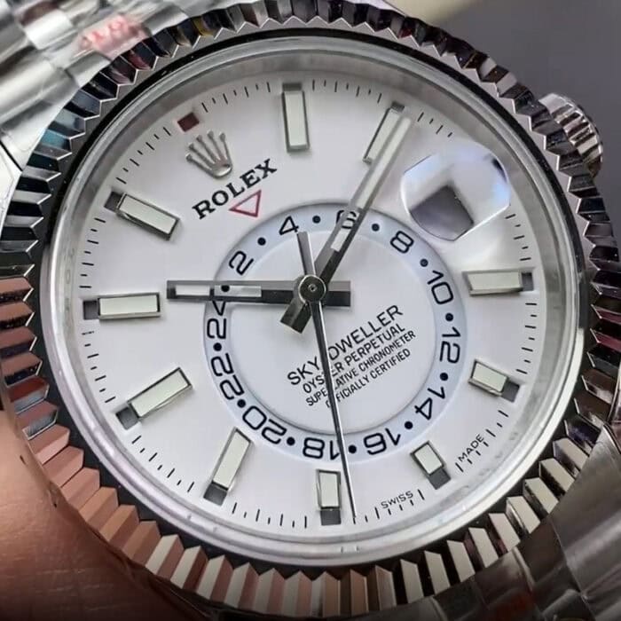ブランド時計ロレックスコピースカイドゥエラーRef.336934 クローンCal.9002ムーブメント - 画像 (5)