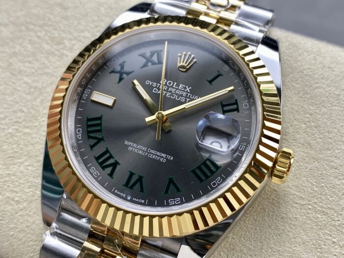 ロレックス偽物 デイトジャスト m126333 0020 グレー 41mm - 画像 (1)
