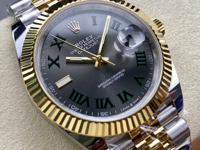 ロレックス偽物 デイトジャスト m126333 0020 グレー 41mm - 画像 (3)