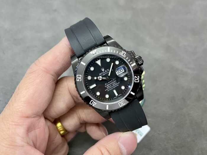ロレックス ブレイケン サブマリーナ 116610偽物 ブラック ダイヤル DLC 40mm Asian自動巻きムーブメント - 画像 (4)