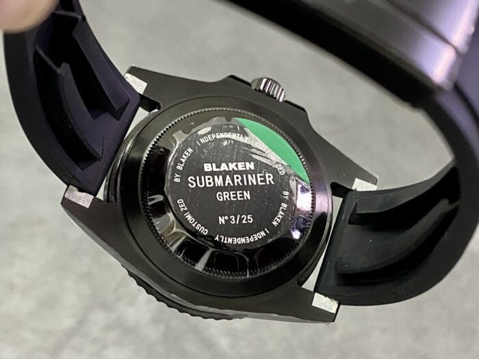 ロレックス ブレイケン サブマリーナ 116610偽物 ブラック ダイヤル DLC 40mm Asian自動巻きムーブメント - 画像 (7)