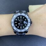 ロレックス GMT マスター 16710コピー時計 PVD ブラック文字盤