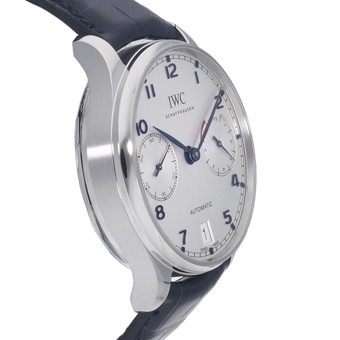 IWC ポルトギーゼ オートマティック 7デイズ パワーリザーブ 青針 IW500705コピー時計 クローンCal.52010ムーブメントZF工場 - 画像 (5)
