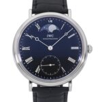 IWC ヴィンテージ ポートフィノ ハンドワインド ムーンフェイズ ブラック IW544801コピー時計 クローンCal.98800ムーブメントZF工場