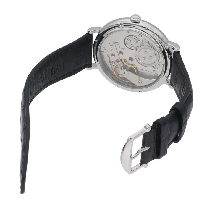 IWC ヴィンテージ ポートフィノ ハンドワインド ムーンフェイズ ブラック IW544801コピー時計 クローンCal.98800ムーブメントZF工場 - 画像 (6)