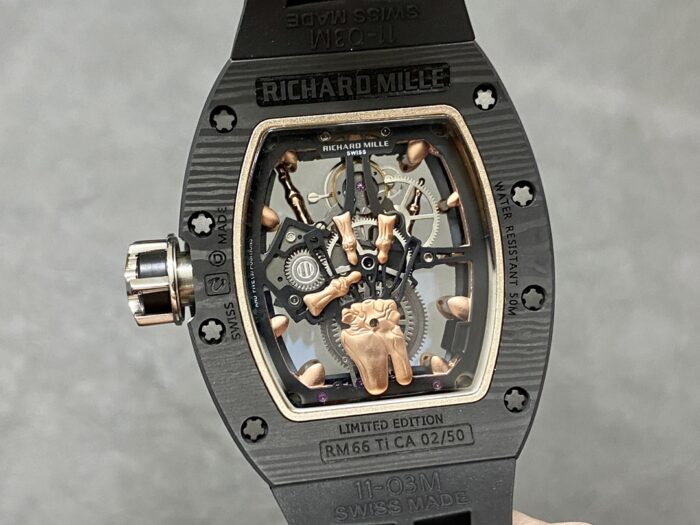 リシャールミルRM 66コピートゥールビヨンCal.RM66手巻きムーブメント - 画像 (7)