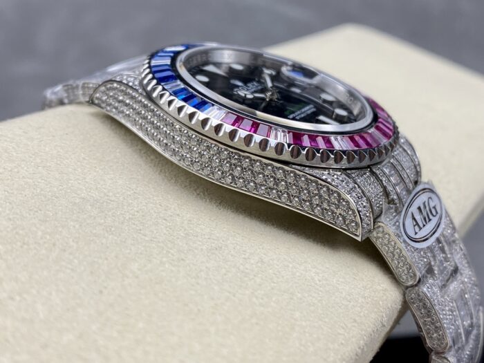 ロレックス GMT マスターコピー時計 AMG 126710BLRO 40mm ETA2836-2ムーブメント搭載 - 画像 (6)