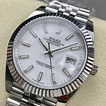 ロレックス デイトジャストコピー 126334-0010 41mm ホワイト文字盤
