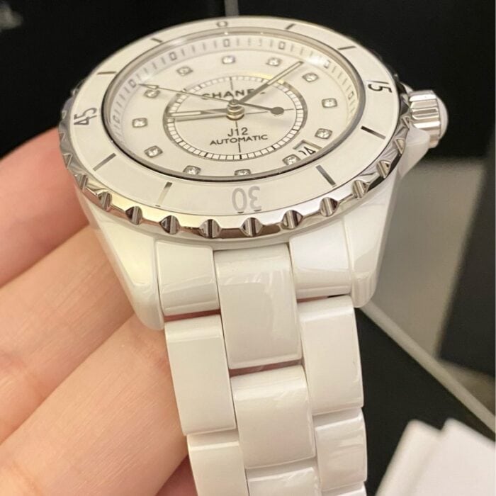 シャネルレプリカ時計 J12 38MM ダイヤ  Asianムーブメント自動巻き - 画像 (5)