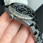 シャネルレプリカ時計 J12 38MM ブラックダイヤ  Asianムーブメント自動巻き - 画像 (6)