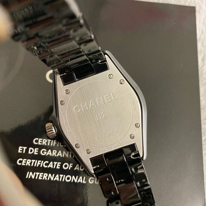 シャネルレプリカ時計 J12 38MM ブラックダイヤ  Asianムーブメント自動巻き - 画像 (8)