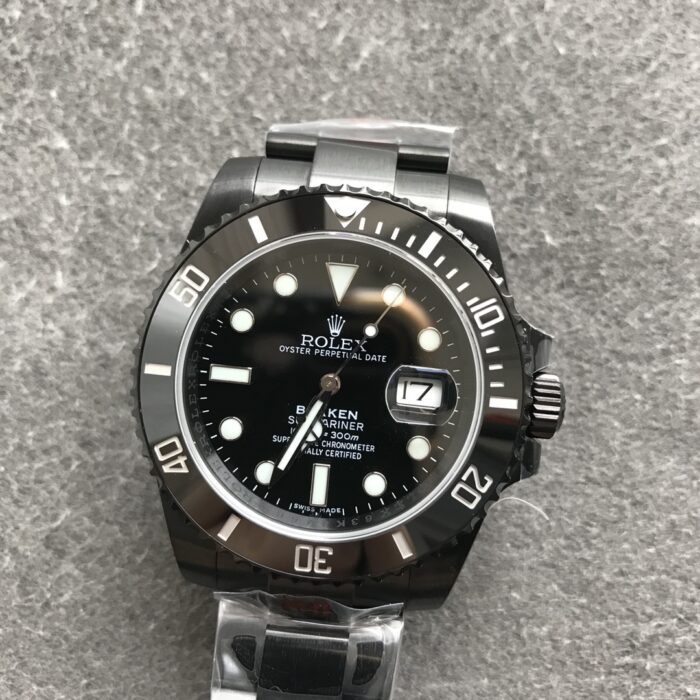 ロレックス偽物 サブマリーナ デイト ブラック PVD/DLCコーティング ステンレススチール 40mm 116610LN - 画像 (4)