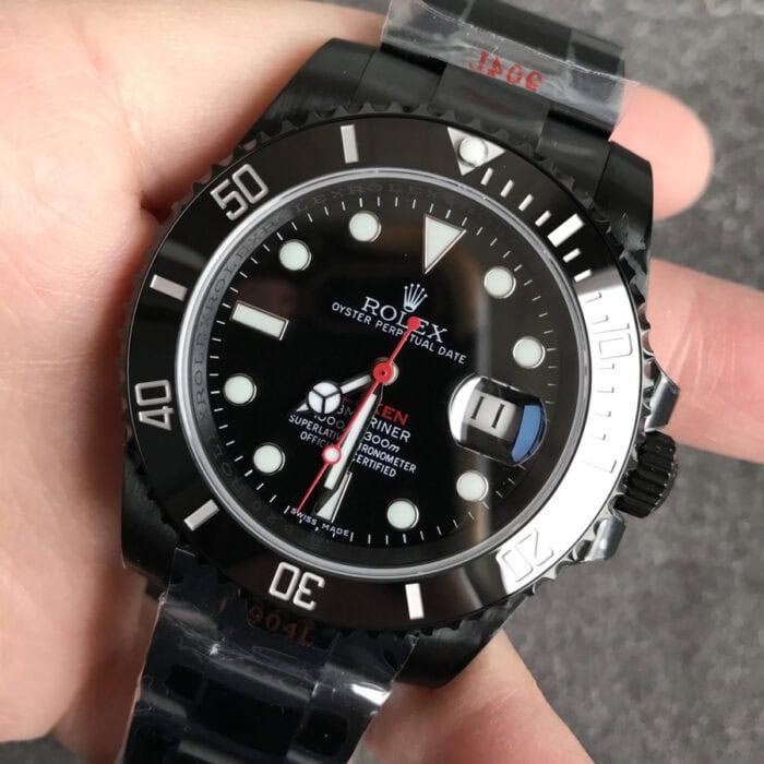 ロレックスサブマリーナーPVD116610LNコピー時計 Asian 21600ムーブメント - 画像 (1)