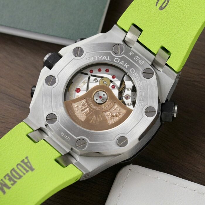 オーデマ ピゲ ロイヤル オーク スーパーコピーオフショア ダイバー クロノグラフ グリーン 26703ST.OO.A038CA.01 - 画像 (7)