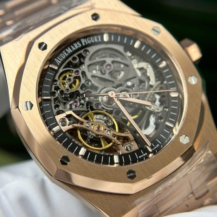 オーデマ・ピゲ ロイヤルオークコピー ダブルバランスホイール オープンワーク 15407OR.OO.1220OR.01 THB工場 - 画像 (6)
