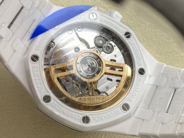 オーデマピゲロイヤルオークコピー15500 ホワイトセラミック  Cal.4302 APS工場 - 画像 (9)