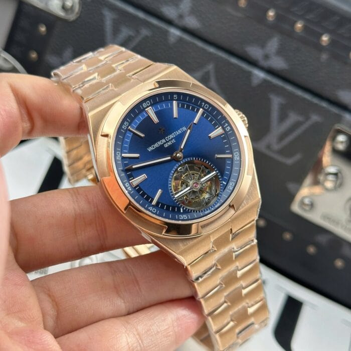 ヴァシュロン・コンスタンタンスーパーコピーオーヴァーシーズ・トゥールビヨン 6000V 18Kピンクゴールド - 画像 (5)