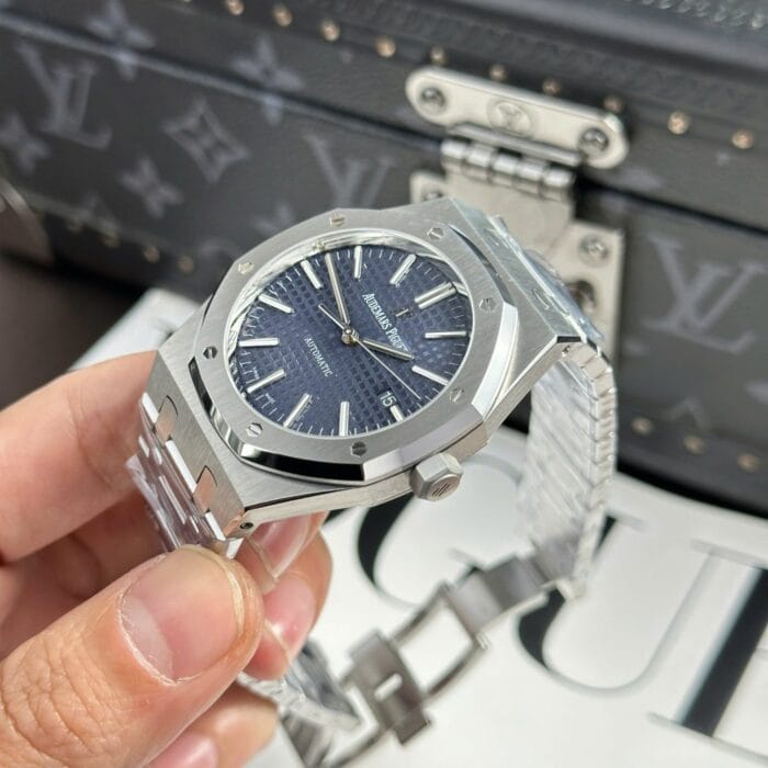 オーデマ ピゲ ロイヤルオークスーパーコピー15400ST Blue文字盤 41mm APS工場 - 画像 (5)