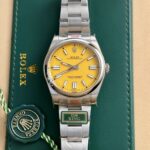 ロレックスコピー オイスターパーペチュアル 41 124300 Yellow Cal.3230 ムーブメントKing工場 - 画像 (2)