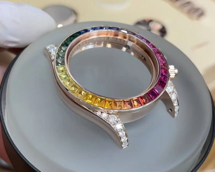 ロレックスデイトナコピー116595RBOW レインボー18K 加重版155g - 画像 (7)