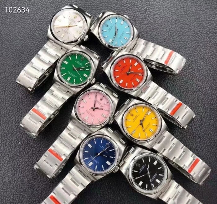 ロレックスオイスターパーペチュアル124300コピー41 ターコイズブルー VS工場 - 画像 (9)
