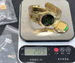 ロレックスデイデイト228238コピーグリーンオンブレダイアル 18Kゴールド210g PPM工場 - 画像 (2)