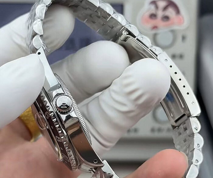ロレックスGMTマスター Ref.16750コピー ブラックベゼル Cal.3135ムーブメント - 画像 (5)