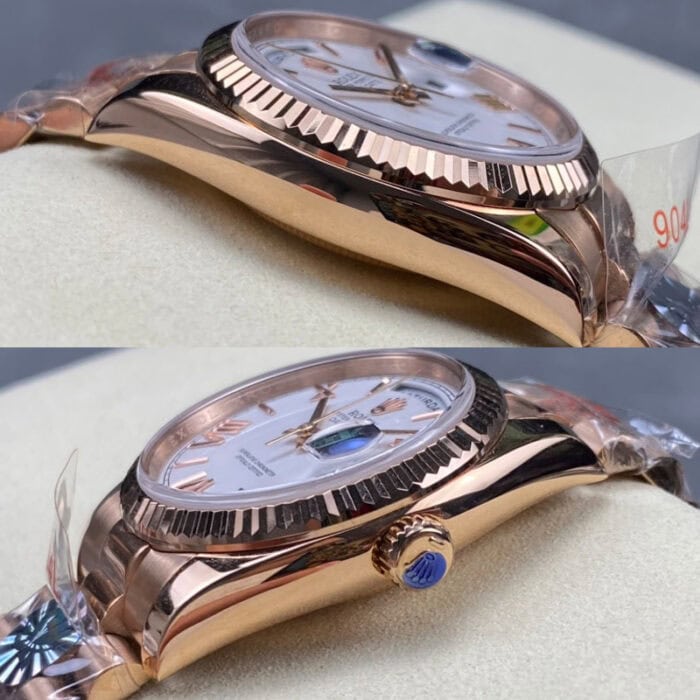 ロレックスデイデイトコピー36 128235-0070 cal.3255ムーブメントN工場製 - 画像 (5)