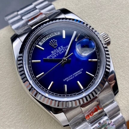 ロレックスデイデイトコピー36mm ブルーオンブレダイアル