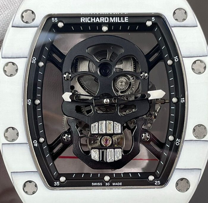 リシャール・ミルスーパーコピーRM52-01トゥールビヨンカーボンベゼル - 画像 (4)
