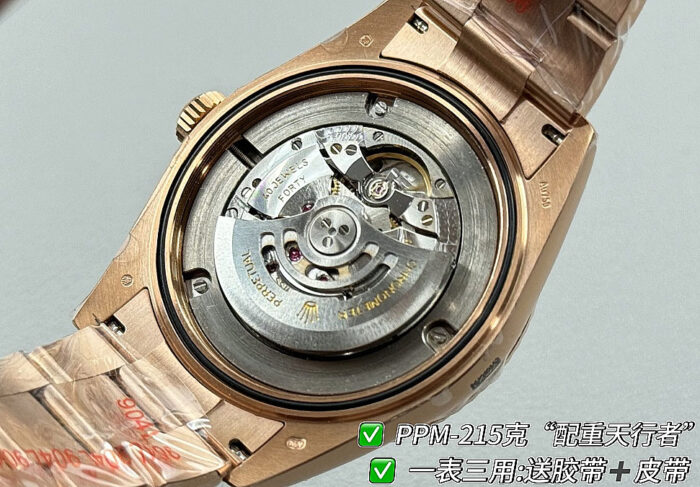 ロレックスコピースカイドゥエラー42 326935チョコレートダイアル加重版215g - 画像 (12)