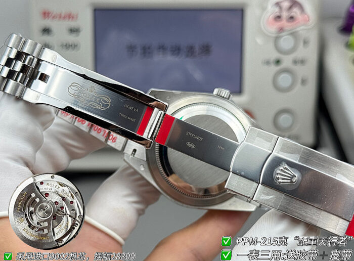 ロレックスコピースカイドゥエラー42 336934-0006 cal.9002搭載加重版215g - 画像 (7)
