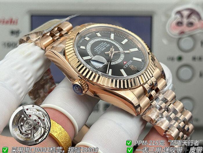 ロレックスコピースカイドゥエラー42 336935スレートダイアル加重版215g - 画像 (10)