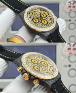 ロレックスデイトナコピー116588TBRカーボンケース ×モアサナイトダイヤモンド - 画像 (8)